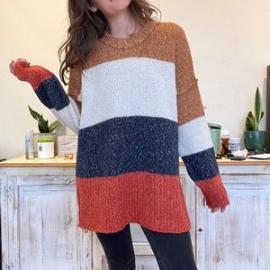 Madewell Striped Baxter Sweater Tunic